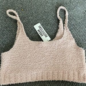 Pink cropped tank
